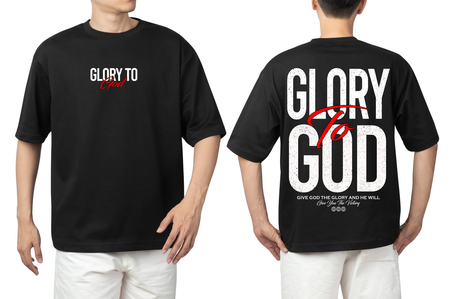 Ace Drip Oversized Standard T's Glory to Gods