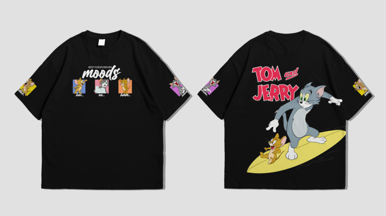 Drip Oversized Standard T's Tom & Jerry