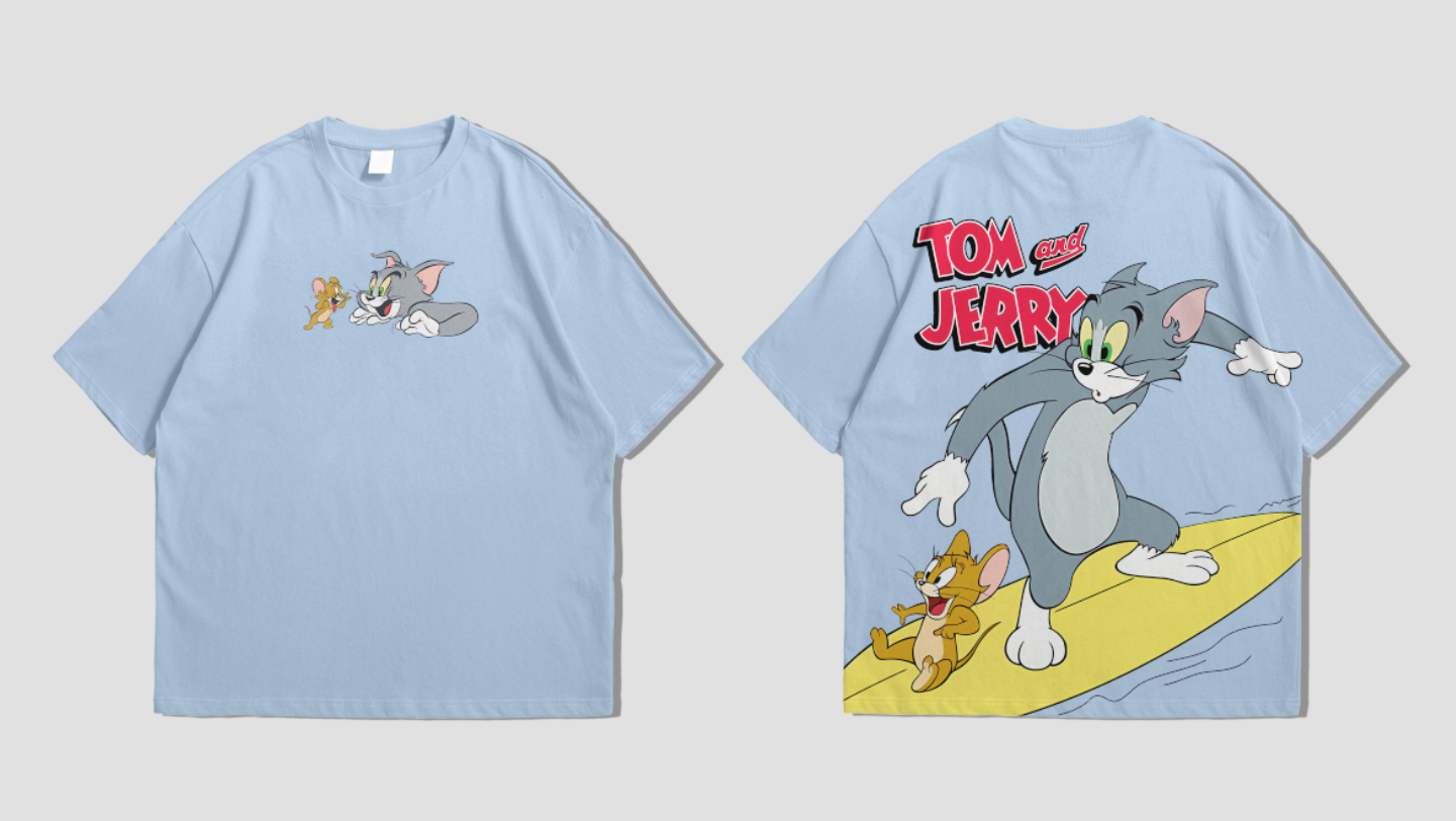 Drip Oversized Standard T's Tom & Jerry